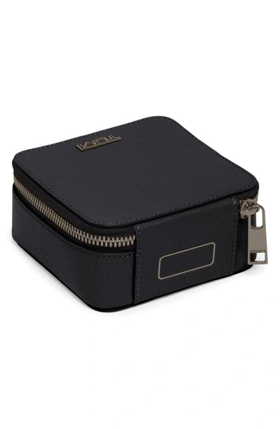 Shop Tumi Leather Jewelry Case In Black