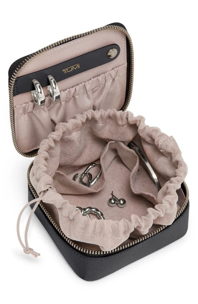 Tumi Leather Jewelry Case In Black