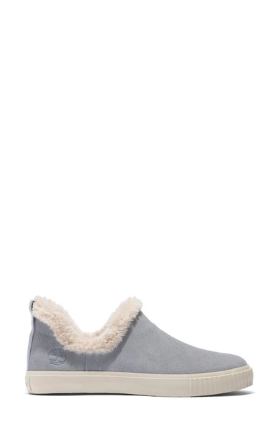 Shop Timberland Skyla Bay Faux Fur Lined Sneaker In Light Grey Suede