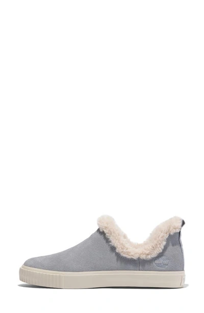 Shop Timberland Skyla Bay Faux Fur Lined Sneaker In Light Grey Suede