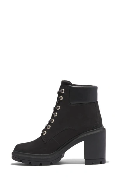 Timberland Allington Heights Water Resistant Boot In Black Nubuck