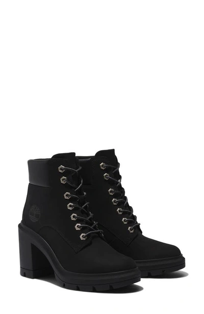 Timberland Allington Heights Water Resistant Boot In Black Nubuck