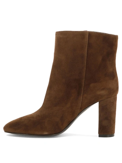 Shop Via Roma 15 "camoscio" Ankle Boots In Brown