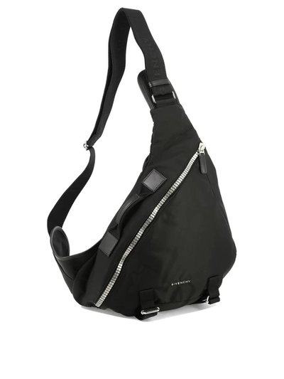 Shop Givenchy "medium G-zip Triangle" Backpack In Black