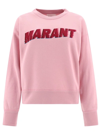 Shop Isabel Marant Étoile "mobyli" Sweatshirt In Pink