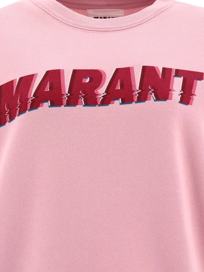 Shop Isabel Marant Étoile "mobyli" Sweatshirt In Pink