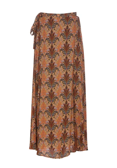 Shop Etro Skirts In Multicolour