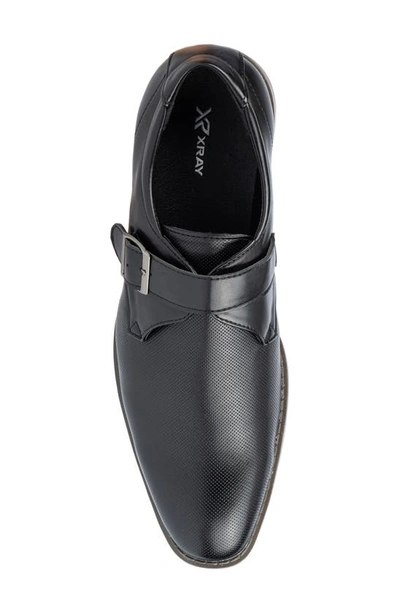 Shop X-ray Xray Amadeo Monk Strap Faux Leather Loafer In Black