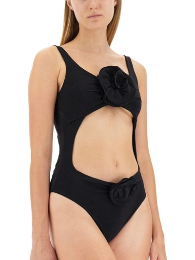 Shop Magda Butrym One-piece Swimsuit In Black
