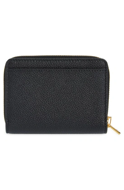 Shop Tom Ford T-line Soft Grain Leather Zip Wallet In 1n001 Black