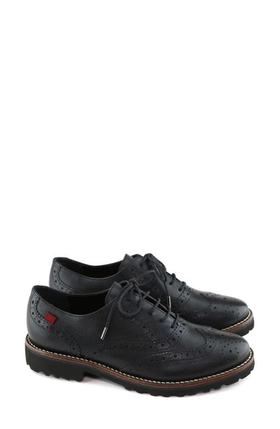 Shop Marc Joseph New York Central Park West Derby In Black Mini Grainy