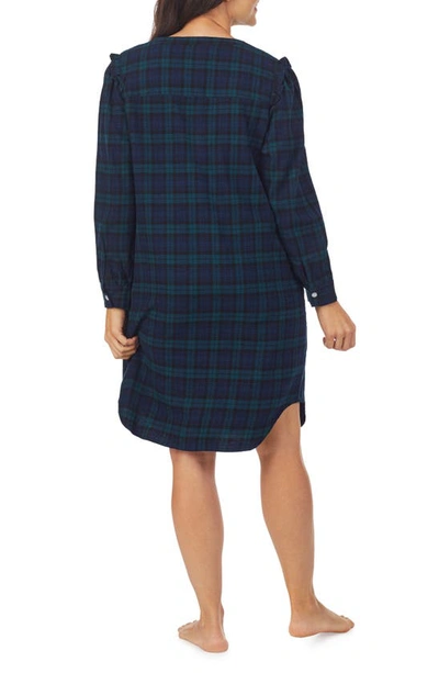 Lanz Of Salzburg Nightgown In Blue/grn
