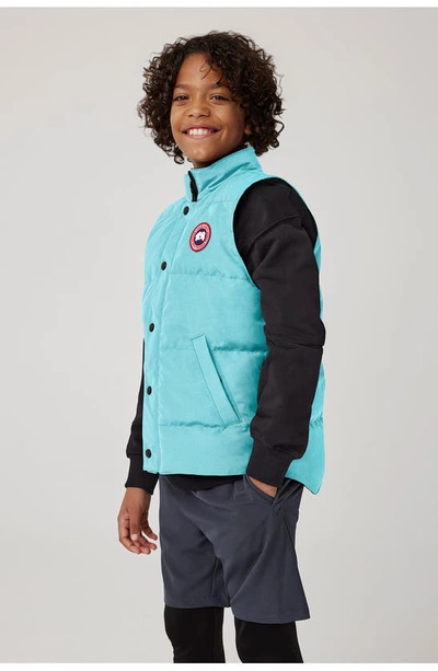 Canada Goose Vanier Down Vest In Boulevqard Blue / Navy