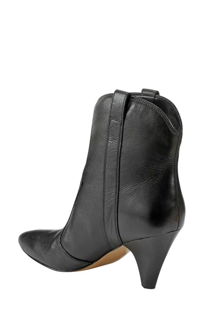 Shop Marc Fisher Carissa Western Bootie In Black