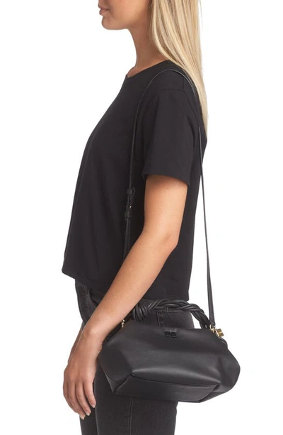 Shop Ganni Bou Crossbody Bag In Black