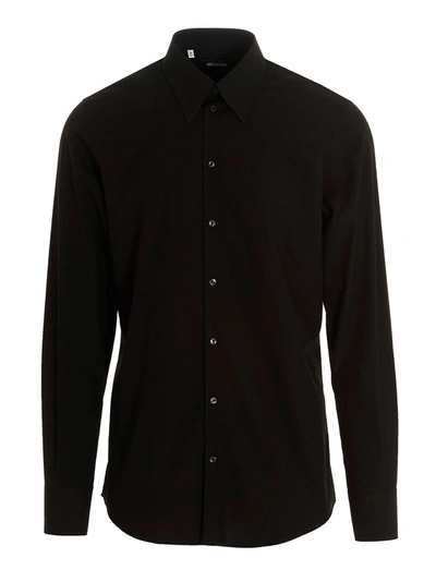 Shop Dolce & Gabbana Poplin Shirt Shirt, Blouse Black