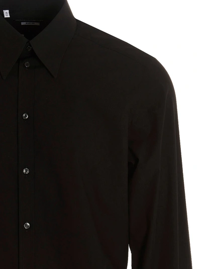 Shop Dolce & Gabbana Poplin Shirt Shirt, Blouse Black