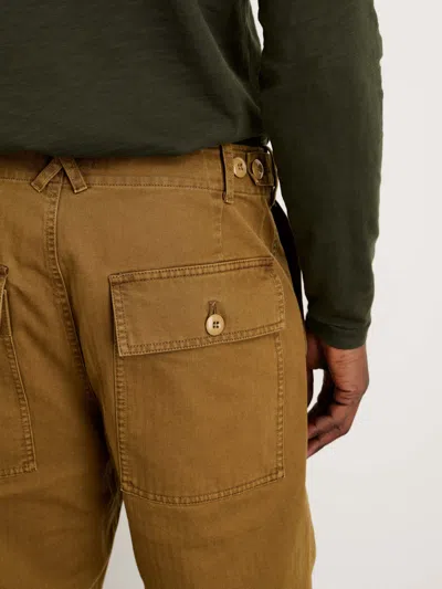 Alex Mill Field Pant In Herringbone In Dark Khaki