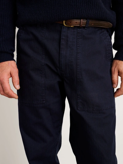 Shop Alex Mill Field Pant In Herringbone In Navy