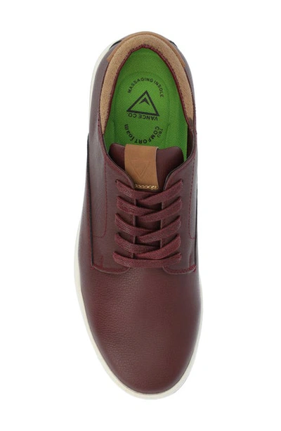 Shop Vance Co. Aydon Casual Sneaker In Burgundy