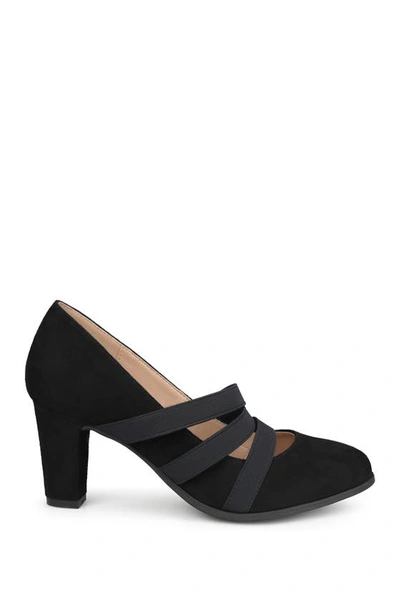 Journee Collection Journee Collectoin Loren Block Heel Pump In Black
