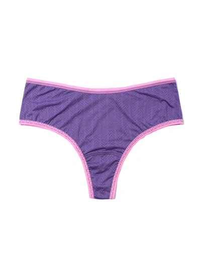 Shop Hanky Panky Movecalm™ High Rise Thong In Purple