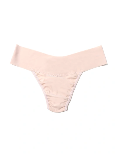 Shop Hanky Panky Breathesoft™ Natural Rise Thong In Brown