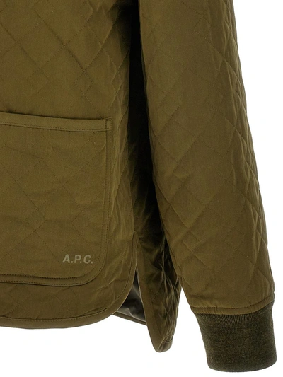 Shop Apc A.p.c. 'elea' Jacket In Green