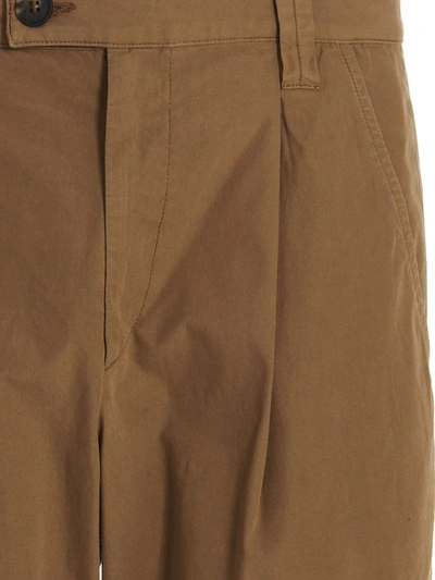 Shop Apc A.p.c. 'renato' Pants In Brown