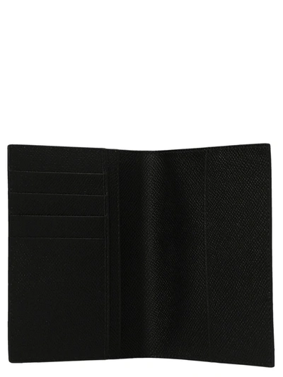 Shop Dolce & Gabbana Logo Passport Holder In Black