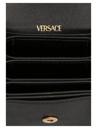 Shop Versace 'medusa' Wallet In Black