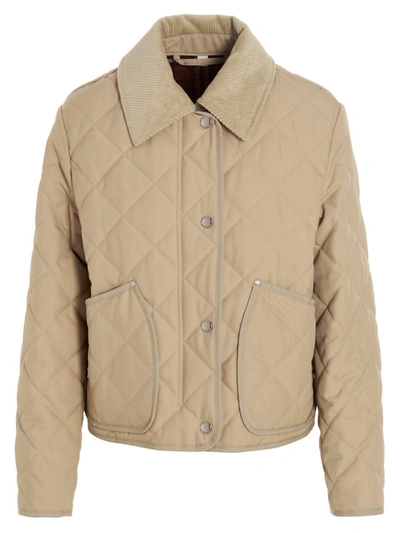 Shop Burberry 'lanford' Jacket In Beige