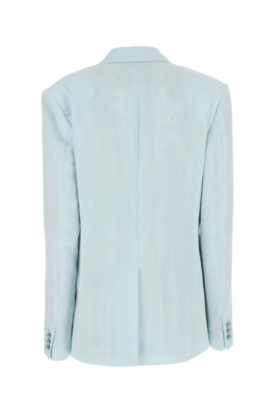Shop Etro Jackets And Vests In Lightblue