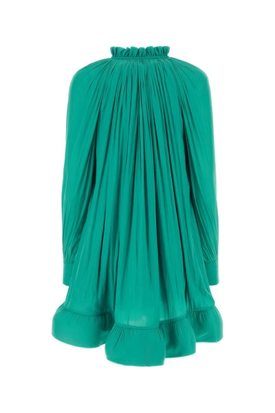 Shop Lanvin Dress In Jade