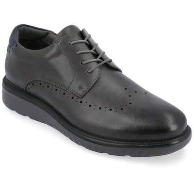 Shop Vance Co. Ramos Wingtip Hybrid Dress Shoe In Grey