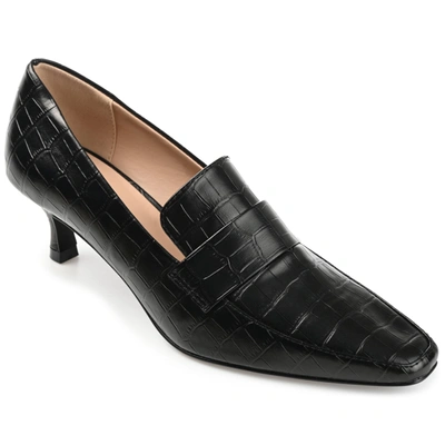 Shop Journee Collection Collection Women's Celina Wide Width Pump In Black