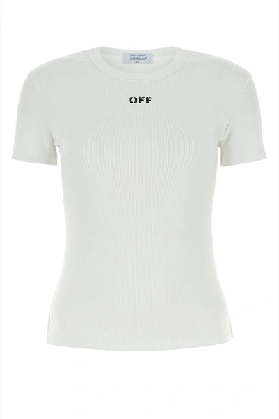 Shop Off-white Off White T-shirt In Whiteblack