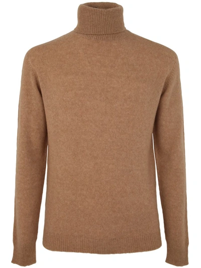 Shop Nuur Roberto Collina Turtle Neck Sweater Clothing In Brown