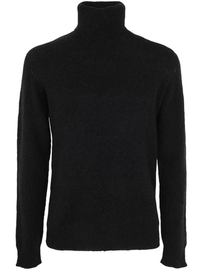 Nuur Roberto Collina Long Sleeves Turtle Neck Sweater Clothing In Black