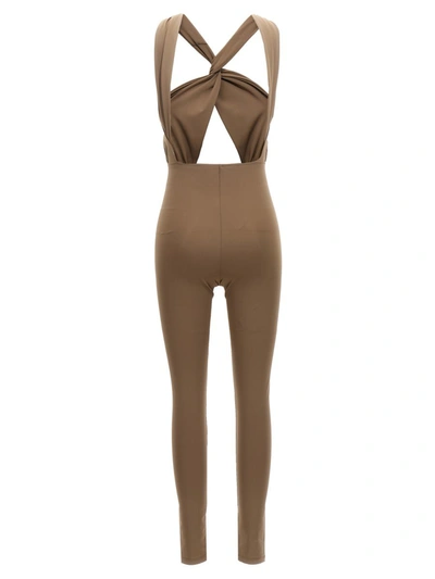 Shop The Andamane 'hola' Jumpsuit In Brown