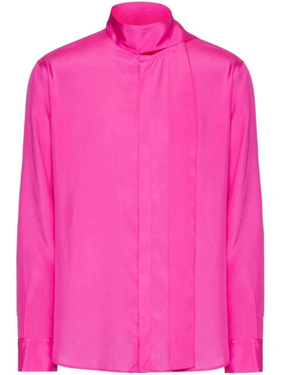 Shop Valentino Shirts In Pink