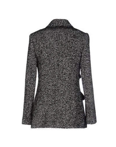 Shop Dolce & Gabbana Double Breasted Pea Coat In Black