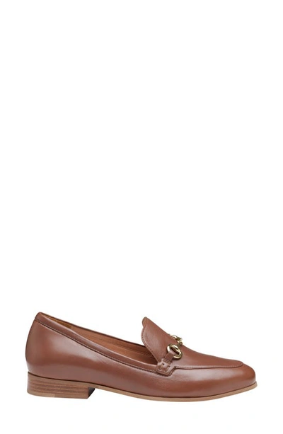 Shop Johnston & Murphy Ali Bit Loafer In Cognac Glove