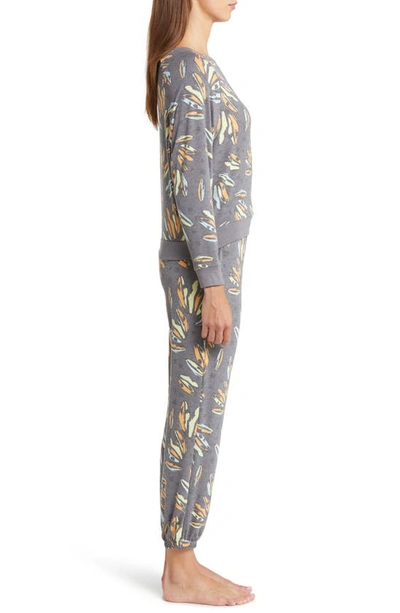 Shop Honeydew Intimates Star Seeker Jersey Pajamas In Charcoal Bananas