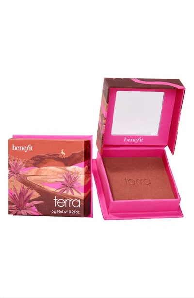 Shop Benefit Cosmetics Wanderful World Silky Soft Powder Blush, 0.2 oz In Terra