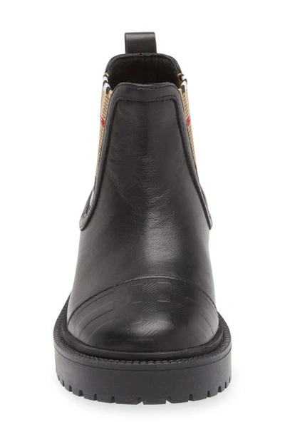 Shop Burberry Jayden Chelsea Boot In Black