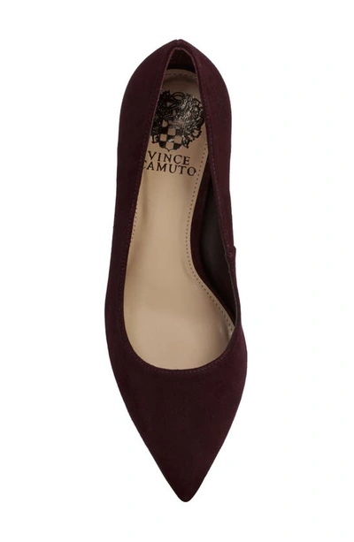 Shop Vince Camuto Hailenda Pointed Toe Pump In Petit Sirah