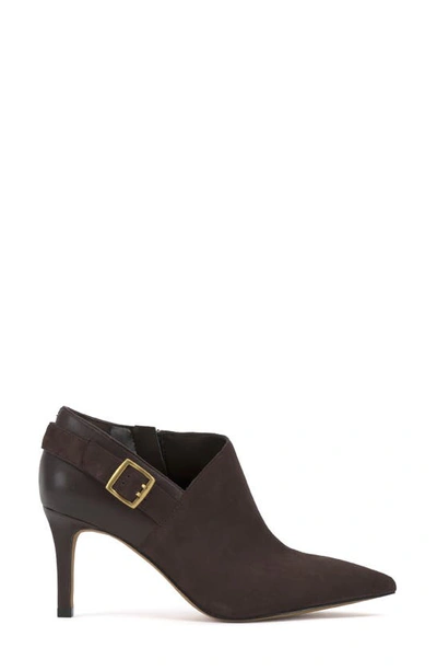 Shop Vince Camuto Kreitha Pointed Toe Bootie In Root Beer