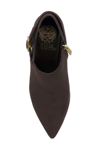 Vince Camuto Kreitha Pointed Toe Bootie In Root Beer