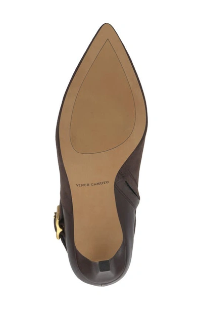 Vince Camuto Kreitha Pointed Toe Bootie In Root Beer
